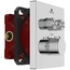 Vincea VSCV-321T-MCH С термостатом для душа Хром Смеситель 11,5x13,8x15,9 см, для встраиваемых систем, Италия - фото 2