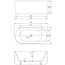 Vincea VBT-428-1700R На ножках Белая 170х80 R Акриловая ванна 170x80 см, Италия - фото 5