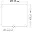 Vincea VLM-3VC9008-2 С подсветкой 90x80 Зеркало 3x90x80 см, Италия - фото 5