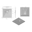 Vincea VST-4SR9090A Антрацит 90x90 Душевой поддон 90x90x2,5 см, Италия - фото 5