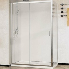 Vincea City VSR-5CT9012CL Прозрачное стекло / Профиль Хром 120х90 Душевой уголок 90x120x195 см, Италия - фото 1 - фото 3