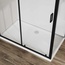 Vincea City VSR-5CT9012CLB Прозрачное стекло / Профиль Чёрный матовый 120х90 Душевой уголок 90x120x195 см, Италия - фото 4