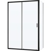 Vincea City VSR-5CT9012CLB Прозрачное стекло / Профиль Чёрный матовый 120х90