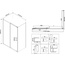 Vincea City VSR-5CT9012MT Текстурное  стекло / Профиль Хром 120х90 Душевой уголок 90x120x195 см, Италия - фото 5
