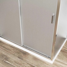 Vincea City VSR-5CT9012MT Текстурное  стекло / Профиль Хром 120х90 Душевой уголок 90x120x195 см, Италия - фото 1 - фото 3