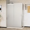 Vincea City VSR-5CT9012MT Текстурное  стекло / Профиль Хром 120х90