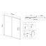 Vincea City VDS-5CT150CL Прозрачное стекло/Хром 150 Душевая дверь 0,5x150x195 см, Италия - фото 5