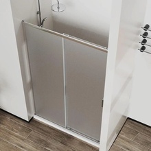 Vincea City VDS-5CT140MT Текстурное стекло/Хром 140 Душевая дверь 0,5x140x195 см, Италия - фото 1 - фото 3