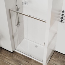 Vincea City VDS-5CT140CL Прозрачное стекло/Хром 140 Душевая дверь 0,5x140x195 см, Италия - фото 1 - фото 4