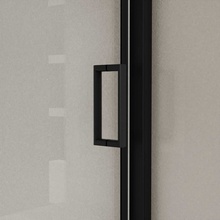 Vincea City VDS-5CT130CLB Прозрачное стекло/Матовый черный 130 Душевая дверь 0,5x130x195 см, Италия - фото 1 - фото 3