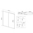 Vincea City VDS-5CT130CL Прозрачное стекло/Хром 130 Душевая дверь 0,5x130x195 см, Италия - фото 5