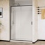 Vincea City VDS-5CT120CLGM Прозрачное стекло/Вороненая сталь 120 Душевая дверь 0,5x120x195 см, Италия - фото 1