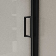 Vincea City VDS-5CT120CLB Прозрачное стекло/Матовый черный 120 Душевая дверь 0,5x120x195 см, Италия - фото 1 - фото 3