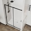 Vincea City VDS-5CT120CLB Прозрачное стекло/Матовый черный 120 Душевая дверь 0,5x120x195 см, Италия - фото 5