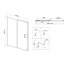 Vincea City VDS-5CT110CLGM Прозрачное стекло/Вороненая сталь 110 Душевая дверь 0,5x110x195 см, Италия - фото 5