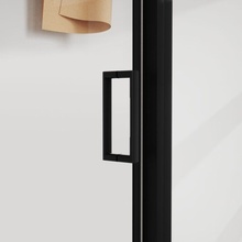 Vincea City VSR-5CT9011CLB Прозрачное стекло/Профиль Черный 90х110 Душевой уголок 90x110x195 см, Италия - фото 1 - фото 3