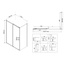 Vincea City VSR-5CT9011CLB Прозрачное стекло/Профиль Черный 90х110 Душевой уголок 90x110x195 см, Италия - фото 5