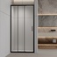Vincea City VDS-5CT130CLGM Прозрачное стекло/Вороненая сталь 130 Душевая дверь 0,5x130x195 см, Италия - фото 1