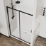 Vincea City VDS-5CT150CLB Прозрачное стекло/Черный 150 Душевая дверь 0,5x150x195 см, Италия - фото 4