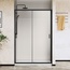 Vincea City VDS-5CT150CLB Прозрачное стекло/Черный 150 Душевая дверь 0,5x150x195 см, Италия - фото 1