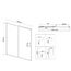 Vincea City VDS-5CT150CLGM Прозрачное стекло/Вороненая сталь 150 Душевая дверь 0,5x150x195 см, Италия - фото 2 Vincea City VDS-5CT150CLGM Прозрачное стекло/Вороненая сталь 150 Душевая дверь 0,5x150x195 см, Италия - фото 2