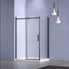 Vincea Como-N VSR-4CN8013CLB Профиль Чёрный матовый / Прозрачное стекло 130х80