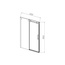 Vincea Como-N VDS-4CN120CL Прозрачное стекло/Хром 120 Душевая дверь 0,8x120x195 см, Италия - фото 5