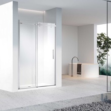 Vincea Como-N VDS-4CN120CL Прозрачное стекло/Хром 120 Душевая дверь 0,8x120x195 см, Италия - фото 1 - фото 1