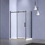 Vincea Como-N VSR-4CN1016CLB Прозрачное стекло/Профиль Черный 100х160 Душевой уголок 100x160x195 см, Италия - фото 3