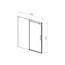 Vincea Como-N VDS-4CN150CLB Прозрачное стекло/Черный 150 Душевая дверь 0,8x150x195 см, Италия - фото 5
