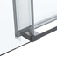 Vincea Como Soft VSR-1CS9013CLGM Стекло прозрачное/Вороненая сталь 90х130 Душевой уголок 90x130x195 см, Италия - фото 6