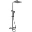 Vincea Cube VSFS-1C1GM Воронёная сталь Душевая стойка 56x30,9x141 см, Италия - фото 1
