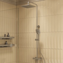 Vincea Cube VSFS-1C1BN Брашированный никель Душевая система Италия - фото 1 - фото 1
