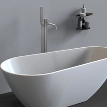 Vincea Desire VTF-1DBN Напольный для ванны Никель брашированный Смеситель для ванны, Италия - фото 1 - фото 2