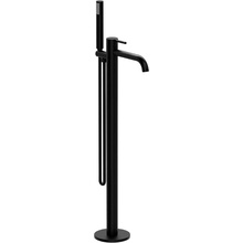 Vincea Desire VTF-1DMB Напольный для ванны Чёрный матовый Смеситель для ванны, Италия - фото 1 - фото 1