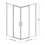 Vincea Dice VSS-4D900CL Прозрачное стекло/Профиль Хром 90х90 Душевой уголок 90x90x195 см, Италия - фото 4 Vincea Dice VSS-4D900CL Прозрачное стекло/Профиль Хром 90х90 Душевой уголок 90x90x195 см, Италия - фото 4