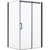 Vincea Dice VSR-4D1012CLB Профиль Чёрный матовый / Прозрачное стекло 120х100