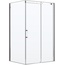 Vincea Dice VSR-4D9014CL Профиль Хром / Прозрачное стекло 140х90 Душевой уголок 90x140x200 см, Италия - фото 1