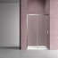 Vincea Dice VDS-4D130CL Прозрачное стекло/Хром 130 Душевая дверь 0,8x130x200 см, Италия - фото 1