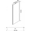 Vincea Extra VSG-1E100CL Хром/Прозрачное стекло 100х200 Боковая панель 0,8x100x200 см, Италия - фото 3 Vincea Extra VSG-1E100CL Хром/Прозрачное стекло 100х200 Боковая панель 0,8x100x200 см, Италия - фото 3