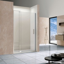 Vincea Extra VDP-1E1112CL Прозрачное стекло/Хром 110/120 Душевая дверь 0,8x110x200 см, Италия - фото 1 - фото 1