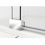 Vincea Extra VDP-1E9010CLGM Прозрачное стекло/Вороненая сталь 90/100 Душевая дверь 0,8x90x200 см, Италия - фото 3
