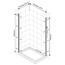 Vincea Extra VSR-1E901090CL Стекло прозрачное/Хром 90/100х90 Душевой уголок 90x90x200 см, Италия - фото 5