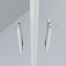 Vincea Garda VSS-1G8090CLGM Стекло прозрачное/Профиль Вороненая сталь 80х90 Душевой уголок 80x90x190 см, Италия - фото 1 - фото 4