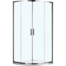 Vincea Garda VSQ-1G100CL Профиль Хром / Прозрачное стекло 100х100 Душевой уголок 100x100x190 см, Италия - фото 1 - фото 1