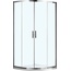 Vincea Garda VSQ-1G100CL Профиль Хром / Прозрачное стекло 100х100 Душевой уголок 100x100x190 см, Италия - фото 1