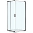 Vincea Garda VSS-1G800CL Профиль Хром / Прозрачное стекло 80х80 Душевой уголок 80x80x190 см, Италия - фото 1
