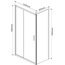 Vincea Garda VSR-1G9012CLGM Профиль Воронёная сталь / Прозрачное стекло 120х90 Душевой уголок 90x120x190 см, Италия - фото 3