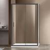 Vincea Garda VSR-1G9012CLGM Профиль Воронёная сталь / Прозрачное стекло 120х90