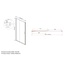 Vincea Garda VDS-1G145CLGM Прозрачное стекло/Вороненая сталь 145 Душевая дверь 0,6x145x190 см, Италия - фото 4